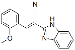 CAS#: 66700-40-1, alpha-((2Methoxyphenyl)Methylene)-1H-Benzimidazol-2-Acetonitrile