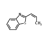 CAS#: 66730-42-5, 2-[(1Z)-1-Propen-1-yl]-1,3-benzothiazole