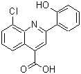 CAS 登录号：667412-65-9， 8-氯-2-(2-羟基苯基)-4-喹啉羧酸