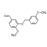 CAS#: 667412-90-0, 4-Methoxy-3-[(3-methoxybenzyl)oxy]benzaldehyde