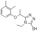 CAS 登录号：667413-67-4， 5-[1-(2,3-二甲基苯氧基)乙基]-4-乙基-4H-1,2,4-三唑-3-硫醇