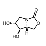 CAS#: 667429-83-6, (6R,7S,7aR)-6,7-Dihydroxytetrahydro-1H-pyrrolo[1,2-c][1,3]oxazol-3-one
