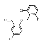 CAS 登录号：667436-65-9， 5-氯-2-[(2-氯-6-氟苄基)氧基]苯甲醛