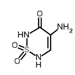 CAS#: 66785-47-5, 4-Amino-2H-1,2,6-thiadiazin-3(6H)-one 1,1-dioxide