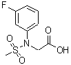 CAS#: 667877-45-4, N-(3-Fluorophenyl)-N-(methylsulfonyl)glycine