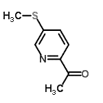 CAS 登录号：667882-37-3， 1-[5-(甲硫基)-2-吡啶基]乙酮