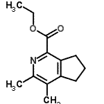 CAS#: 668276-37-7, Ethyl 3,4-dimethyl-6,7-dihydro-5H-cyclopenta[c]pyridine-1-carboxylate