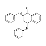 CAS 登录号：66855-48-9， (4E)-2-苯胺基-4-(苯基亚胺)-1(4H)-萘酮