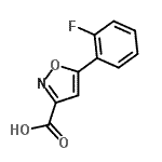 CAS#: 668970-73-8, 5-(2-Fluorophenyl)-1,2-oxazole-3-carboxylic acid