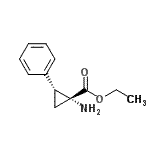 CAS#: 669058-57-5, Ethyl (1R,2R)-1-amino-2-phenylcyclopropanecarboxylate