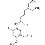 CAS#: 66910-68-7, N<sup>4</sup>-(2-Bromo-4,5-dimethoxyphenyl)-N<sup>1</sup>,N<sup>1</sup>-diethyl-1,4-pentanediamine