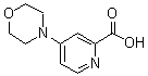CAS 登录号：66933-68-4， 4-(4-吗啉基)-2-吡啶羧酸