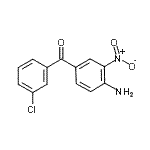 CAS#: 66938-61-2, (4-Amino-3-nitrophenyl)(3-chlorophenyl)methanone