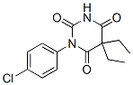 CAS 登录号：66940-50-9， 1-(4-氯苯基)-5,5-二乙基-2,4,6(1H,3H,5H)-嘧啶三酮