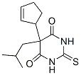 CAS 登录号：66940-63-4， 5-(2-环戊烯基)-2,3-二氢-5-异丁基-2-硫代-4,6(1H,5H)-嘧啶二酮