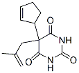 CAS 登录号：66940-64-5， 5-(2-环戊烯基)-5-(2-甲基-2-丙烯基)巴比妥酸