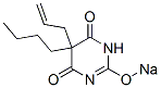 CAS 登录号：66941-51-3， 5-烯丙基-5-丁基-2-钠氧基-4,6(1H,5H)-嘧啶二酮