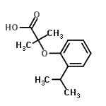 CAS 登录号：669726-38-9， 2-(2-异丙基苯氧基)-2-甲基丙酸