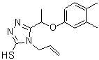 CAS#: 669726-50-5, 4-Allyl-5-[1-(3,4-dimethylphenoxy)ethyl]-4H-1,2,4-triazole-3-thiol