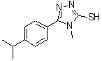 CAS#: 669729-28-6, 5-(4-Isopropylphenyl)-4-methyl-4H-1,2,4-triazole-3-thiol
