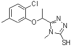 CAS#: 669737-45-5, 5-[1-(2-Chloro-5-methylphenoxy)ethyl]-4-methyl-4H-1,2,4-triazole-3-thiol