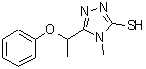 CAS#: 669750-24-7, 4-Methyl-5-(1-phenoxyethyl)-4H-1,2,4-triazole-3-thiol