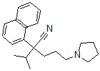 CAS 登录号：6699-12-3， alpha-(1-甲基乙基)-alpha-(1-萘基)-1-吡咯烷戊腈