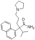 CAS 登录号：6699-13-4， alpha-(1-甲基乙基)-alpha-(1-萘基)-1-吡咯烷戊酰胺
