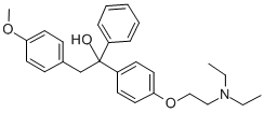 CAS#: 67-98-1, 1-[4-(2-Diethylaminoethoxy)phenyl]-1-phenyl-2-(p-anisyl)ethanol