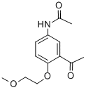 CAS 登录号：670-64-4， 3'-乙酰基-4'-(2-甲氧基乙氧基)乙酰苯胺