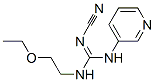 CAS 登录号：67026-38-4， 2-氰基-1-(2-乙氧基乙基)-3-(3-吡啶基)胍