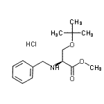 CAS#: 670278-82-7, Methyl N-benzyl-O-(2-methyl-2-propanyl)-L-serinate hydrochloride (1:1)
