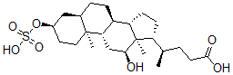 CAS#: 67030-48-2, (3a,5b,12a)- 12-Hydroxy-3-(Sulfooxy)-Cholan-24-Oic Acid