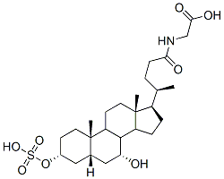 CAS#: 67030-54-0, N-[(3a,5b,7a)-7-Hydroxy-24-Oxo-3-(Sulfooxy)Cholan-24-Yl]-Glycine
