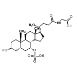 CAS#: 67030-55-1, N-[(3beta,5beta,7alpha)-3-Hydroxy-24-oxo-7-(sulfooxy)cholan-24-yl]glycine