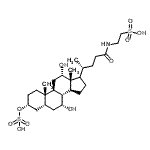 CAS#: 67030-62-0, 2-{[(3alpha,5beta,7alpha,12alpha,17xi)-7,12-Dihydroxy-24-oxo-3-(sulfooxy)cholan-24-yl]amino}ethanesulfonic acid