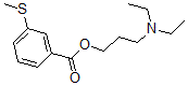 CAS 登录号：67031-96-3， 3-(二乙基氨基)丙基 3-(甲硫基)苯甲酸酯