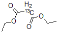 CAS 登录号：67035-94-3， 丙二酸-2-13C 二乙酯