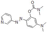CAS 登录号：67049-86-9， 5-(二甲基氨基)-2-(3-吡啶基偶氮)苯基 N,N-二甲基氨基甲酸酯