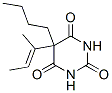 CAS 登录号:67050-50-4, 5-丁基-5-(1-甲基-1-丙烯基)-2,4,6(1H,3H,5H)-嘧啶三酮