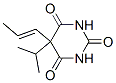 CAS 登录号：67051-43-8， 5-异丙基-5-(1-丙烯基)-2,4,6(1H,3H,5H)-嘧啶三酮