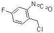 CAS 登录号：67098-97-9， 1-(氯甲基)-4-氟-2-异氰酸-苯