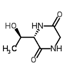 CAS 登录号：67106-24-5， (3S)-3-[(1R)-1-羟基乙基]-2,5-哌嗪二酮
