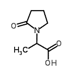 CAS#: 67118-32-5, 2-(2-Oxo-1-pyrrolidinyl)propanoic acid
