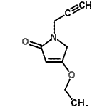 CAS#: 671183-67-8, 4-Ethoxy-1-(2-propyn-1-yl)-1,5-dihydro-2H-pyrrol-2-one