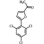 CAS#: 671192-08-8, 1-[5-(2,4,6-Trichlorophenyl)-2-furyl]ethanone