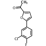 CAS#: 671192-09-9, 1-[5-(3-Chloro-4-fluorophenyl)-2-furyl]ethanone