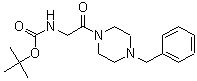 CAS#: 671212-34-3, N-[2-Oxo-2-[4-(Phenylmethyl)-1-Piperazinyl]Ethyl]-Carbamic Acid 1,1-Dimethylethyl Ester