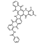 CAS#: 6717-38-0, N-(7,9-Dichloro-5,11,14,19,21-Pentaoxo-6,11,14,19,20,21-Hexahydro-5H-Naphtho[2,3-c]Naphtho[2',3':6,7]Indolo[3,2-A]Acridin-15-Yl)Benzamide