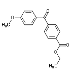 CAS#: 67205-87-2, Ethyl 4-(4-methoxybenzoyl)benzoate